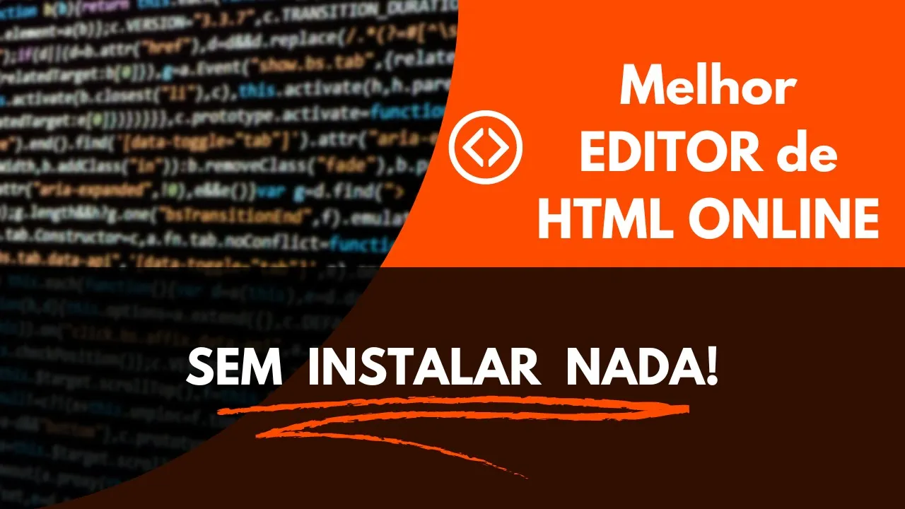 Editor de HTML online gratuito sem precisar instalar nada